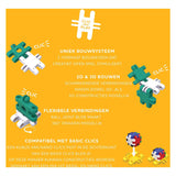 Clics nano - creative builders byggesæt - 1000 stk.