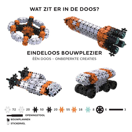 Clics nano - space builders byggesæt - 250 stk.
