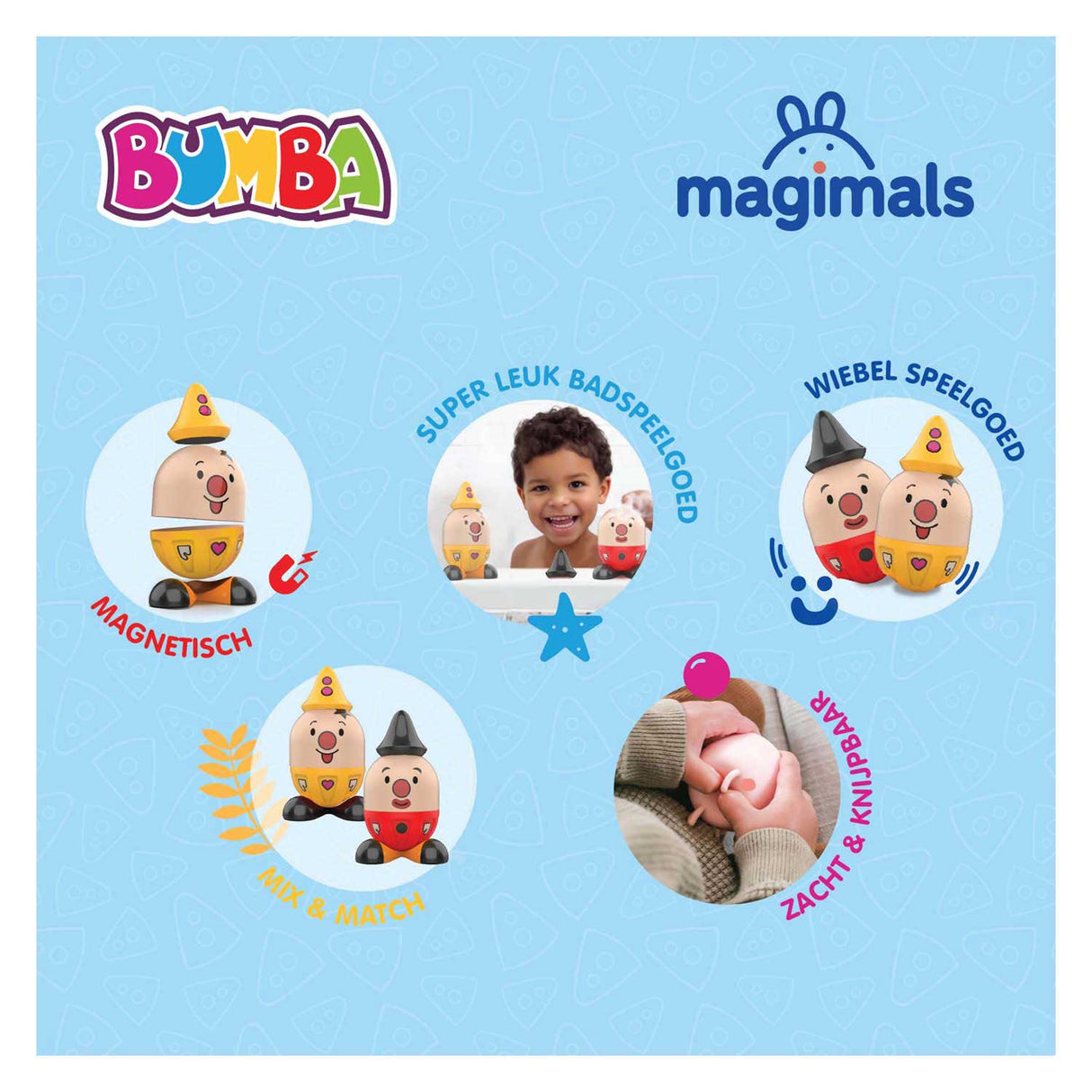 Clics magimals wibbly wobbly bumba - 8 stk.