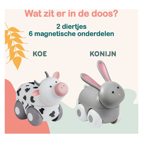 Clics magimals wheely farm box - 6 stk.