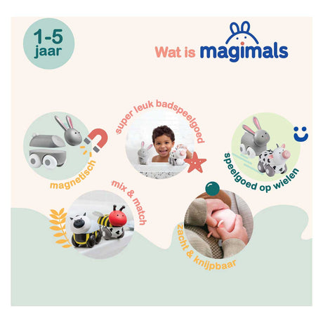 Clics magimals wheely farm box - 6 stk.