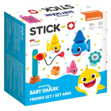 Stick-o - baby haj venner byggesæt - 30 stk.