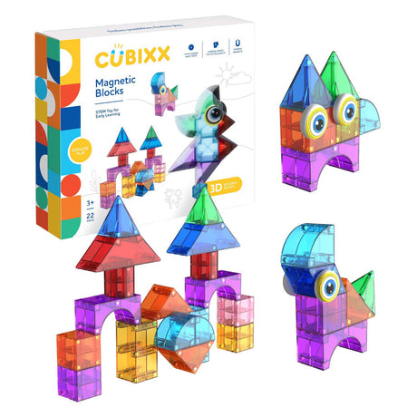 Clics cubixx magnetisk byggelegetøj - 22 stk.