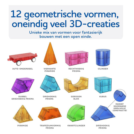 Clics cubo creative pack magnetisch bouwspeelgoed - 22dlg.