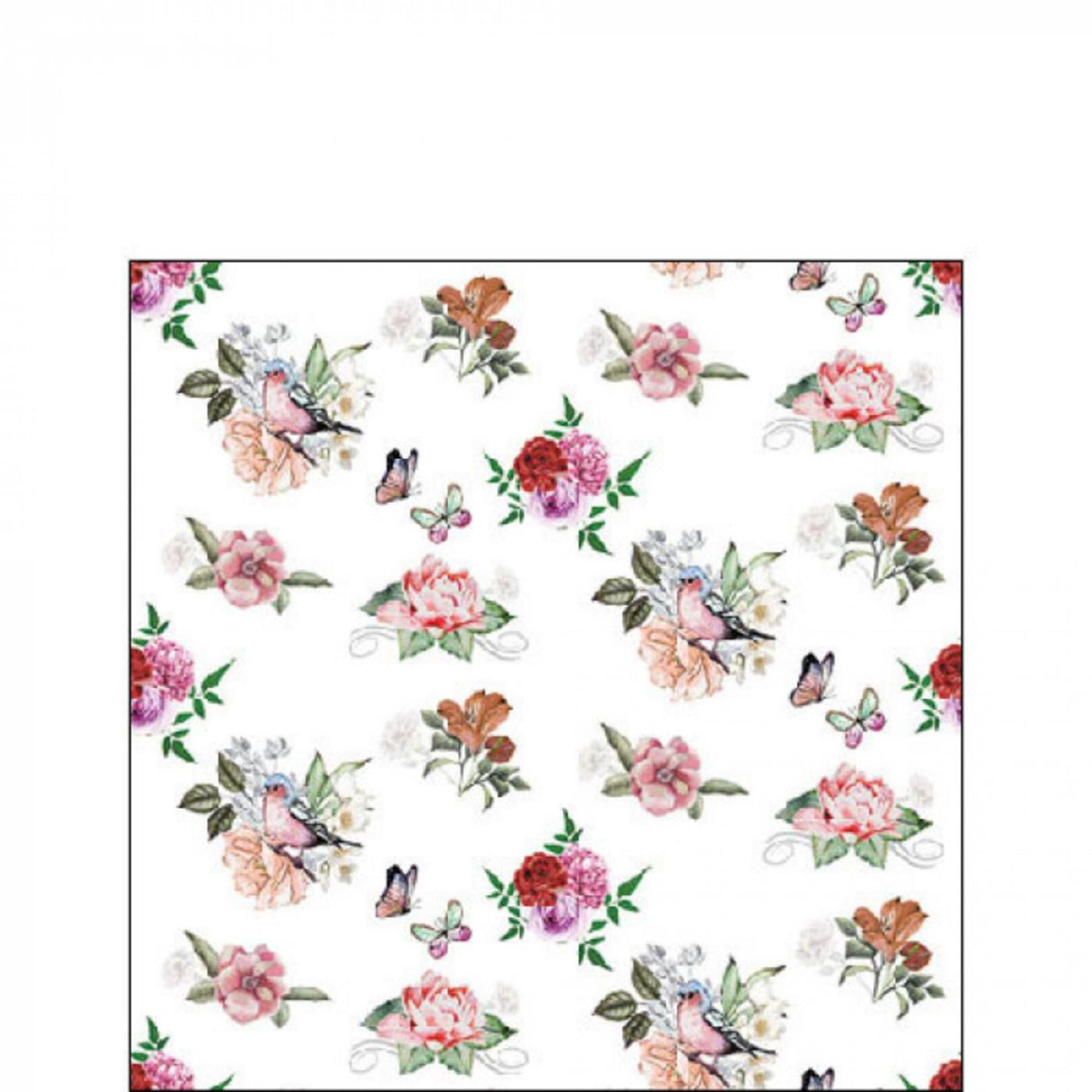 Ambiente servietter charlotte hvid 25cm