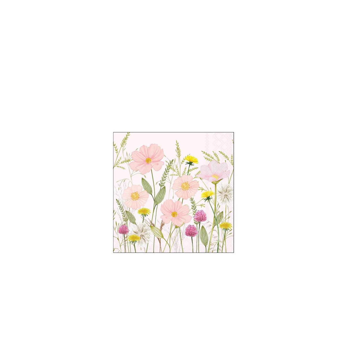 Ambiente servietter 25cm pastelblomster pink