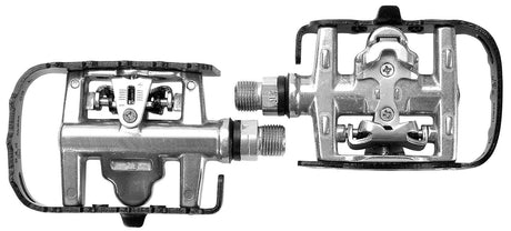Shimano cordo sport double pedalen spd platform - zilver zwart