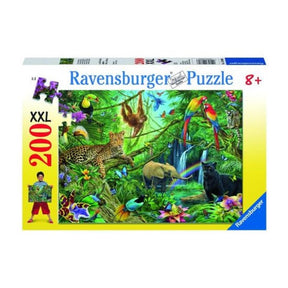 Ravensburger puslespil dyr i junglen - puslespil - 200 brikker