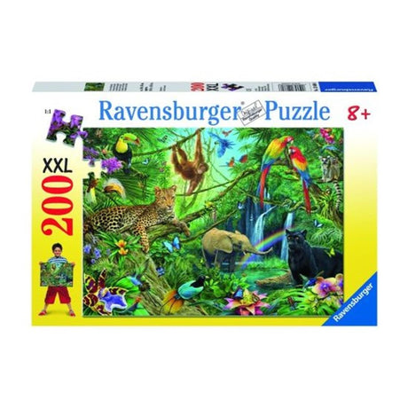 Ravensburger puslespil dyr i junglen - puslespil - 200 brikker