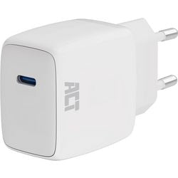 Act connectivity USB-C oplader 35w med strømforsyning pps og ganfast (hvid)