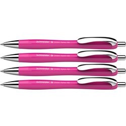 Schneider skriveredskaber schneider kuglepen - slider rave trend - nib xb - assorteret æske 3 + 1 gratis - s-132554