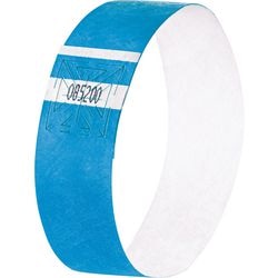 Sigel event armbånd - super bløde - 255x25 mm - neonblå - 120 stykker - si-eb211