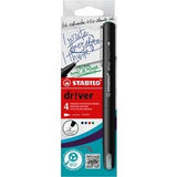 Stabilo dr!ver fine fineliners - 4 stk.