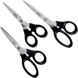 Leitz saksesæt i rustfrit stål - 165 185 200 mm - med ergonomisk håndtag - sort