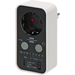 Brennerstuhl digital timer - USB-A og USB-C tilslutning
