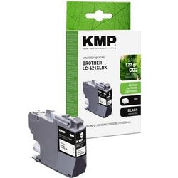 Blækpatron kmp kompatibel brother lc421xlbk sort