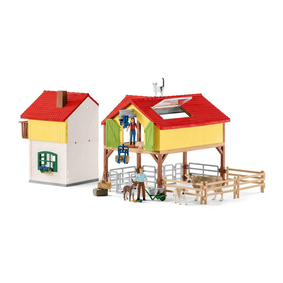 Schleich Farm World Farm med stabil og dyr 42407