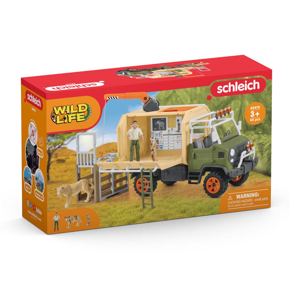 Schleich Wild Life Large Animal Rescue Truck 42475