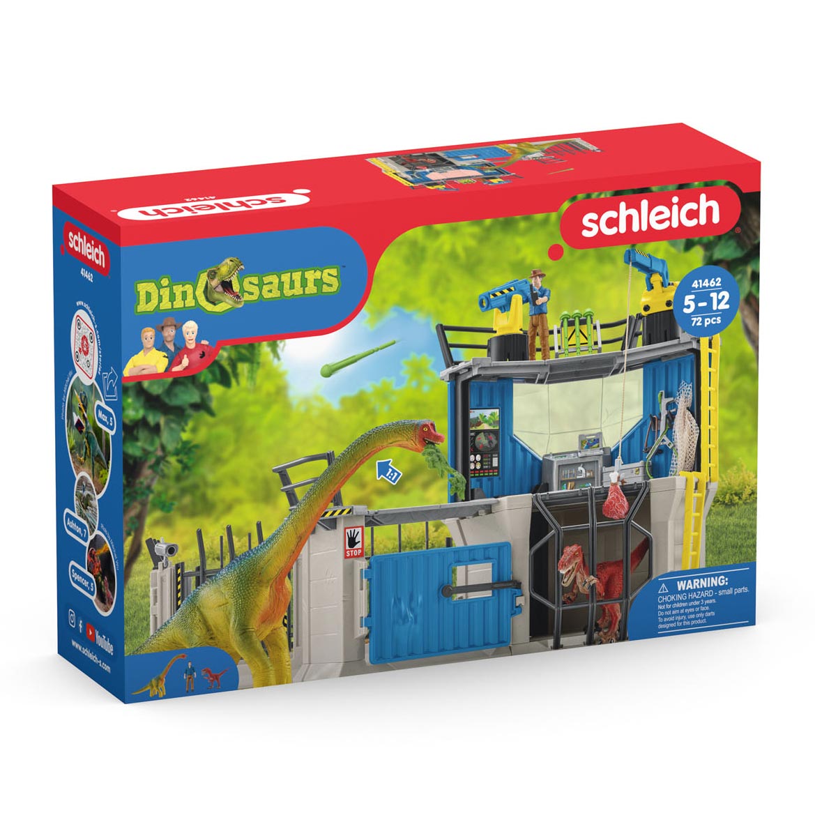 Schleich dinosaurer store dino forskningsstation 41462