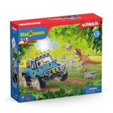 Schleich dinosaurer terrængående køretøj med dino vagtstolpe 41464
