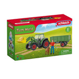 Schleich farm world traktor med trailer 42608