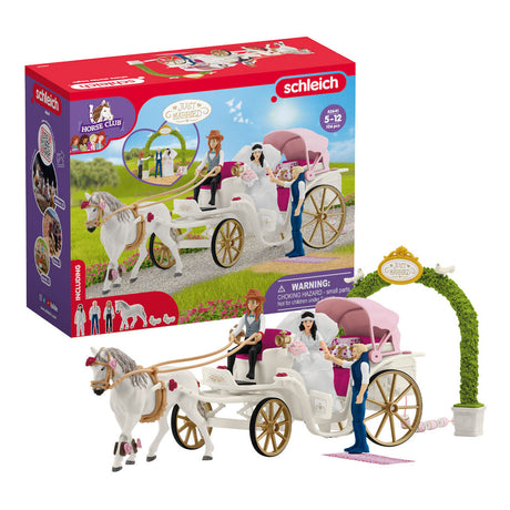 Schleich hesteklub bryllupsvogn 42641