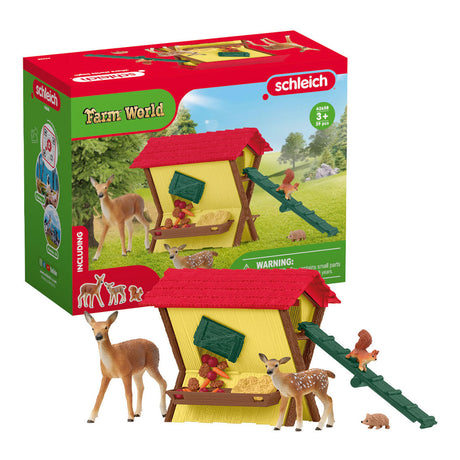 Schleich farm world fodrer skovens dyr 42658