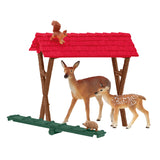 Schleich farm world fodrer skovens dyr 42658