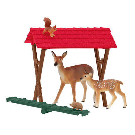 Schleich farm world fodrer skovens dyr 42658