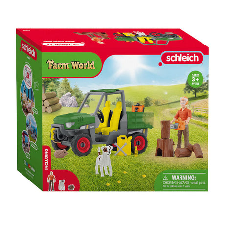 Schleich farm verdens savværk med køretøj - 42659
