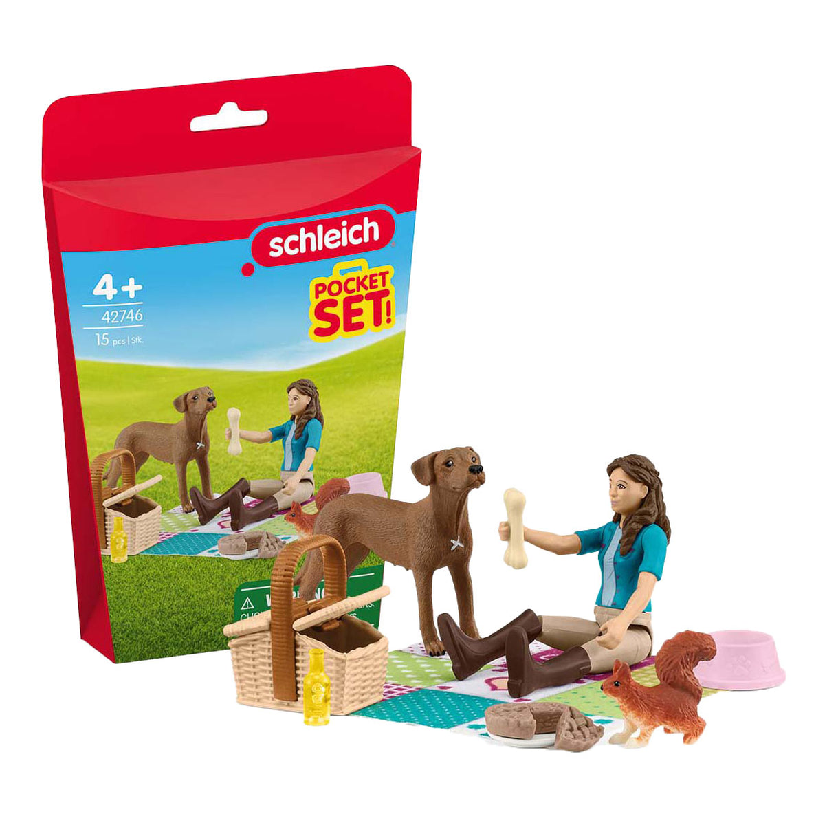 Schleich hesteklub picnic med lisa 42746