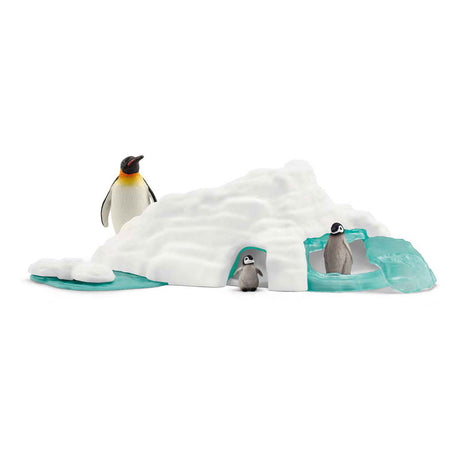 Schleich vilde liv pingvin familie sjov - 42661