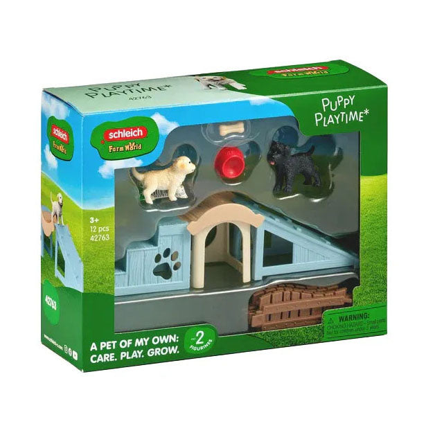 Schleich farm world adventure sjov for små hvalpe 42763