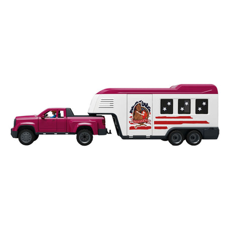 Schleich horse club lastbil ved søen med trailer 42705