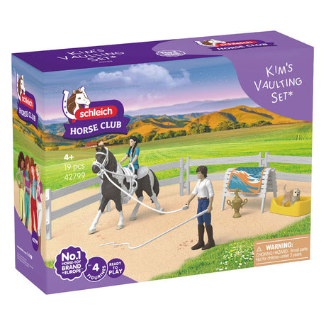 Schleich Horse Club Kims Vaulting Sæt 42799