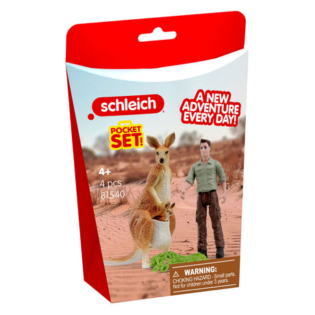 Schleich wild life kænguru-tur med ranger 81540