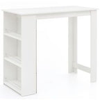 Tafel wohnling aluminium, mfc (gemelamineerde spaanplaat) 4 zits vast