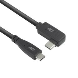 USB-C kabel akt USB-C han USB-C han 3 m sort