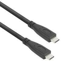USB-C kabel akt USB-C han USB-C han 5 m sort