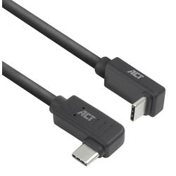 USB-C kabel act USB-C han USB-C han 1 m sort
