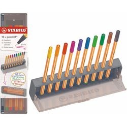 Stabilo point 88 kliksæt fineliners - 10 stk.