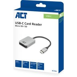Act USB-C kortlæser til SD og micro SD, SD 4.0 UHS-II