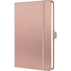 Sigel notesbog - conceptum - a5 - pink metallic - line - hardcover - si-co401