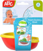 ABC boblebadebådslegetøj til badet - farverigt badelegetøj.