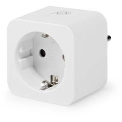 Nedis smartlife smart stik - wi-fi - ip21 - energimåler - 3680 w - type f (cee 7 3) - 0 - 55 °c - android ios - hvid - 1 stk.