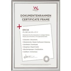 Walther trendstyle - plastramme - fotostørrelse 21x29,7 cm (din A4) - sølv
