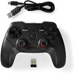 Spilcontroller sort USB gamepad