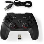 Spilcontroller sort USB gamepad