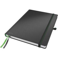 Leitz komplet notesbog A4 ternet - med hardcover - sort
