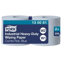 Tork 130081 2 stk visker 440 3-lags blå 119 m x 24 cm pakke med 2 ruller 350 ark (130081)